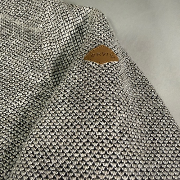 Orvis Sherpa Lined 1/4 Zip Pullover Mens Large Gray - Picture 7 of 13